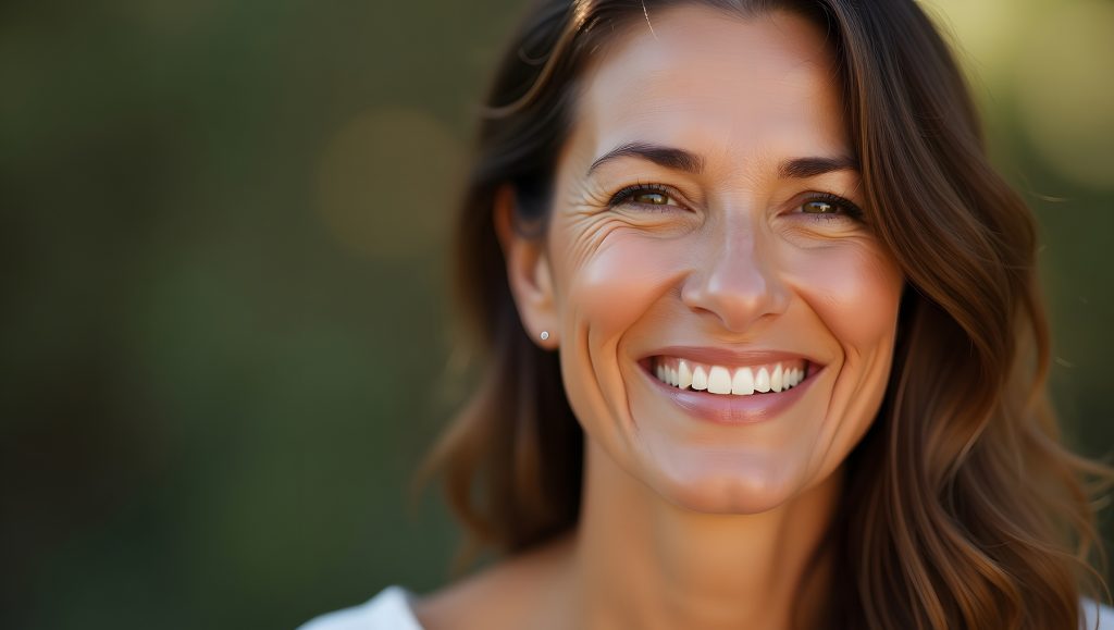 Illuminizing facial beautiful skin on mature woman Illuminizing Facial with RF