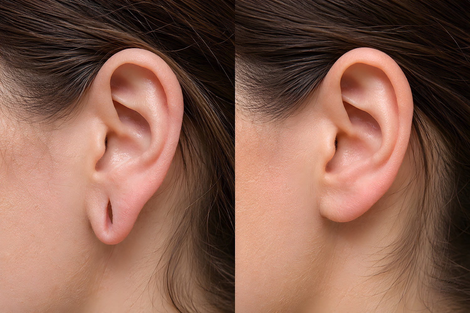 Candidate for earlobe repair