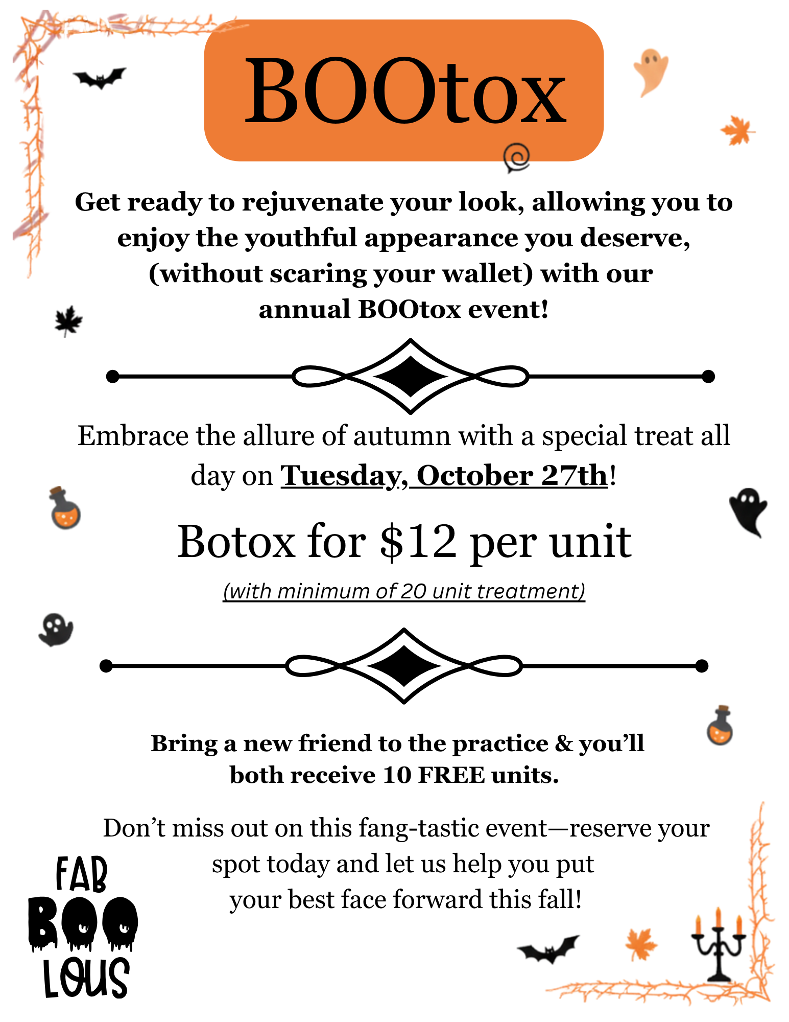 Sept Botox Special